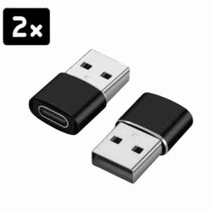 Rolio USB-C Adapter - 2 Stuks - USB-A naar USB-C