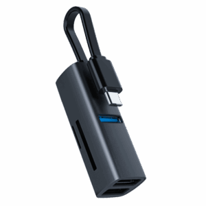 Rolio USB-C Adapter - 5 in 1 - SD/TF Kaartlezer - 3x USB 3.0